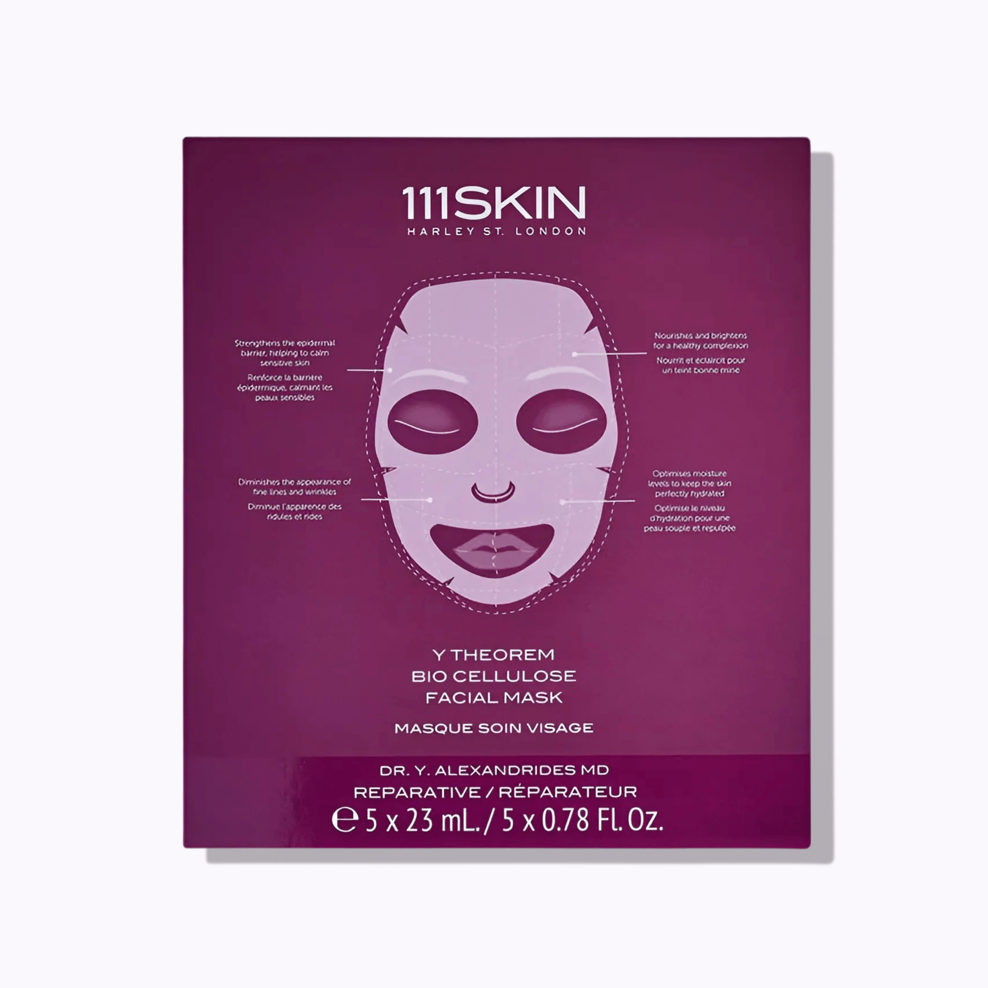 111SKIN Y Theorem Bio Cellulose Facial Mask - DermStreet