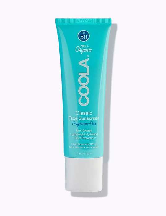 COOLA Classic Face Organic Sunscreen Lotion SPF 50 - Fragrance Free
