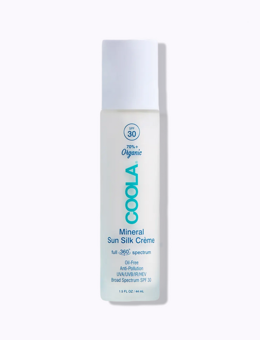 COOLA Full Spectrum 360° Mineral Sun Silk Moisturizer Organic Face Sunscreen, SPF 30