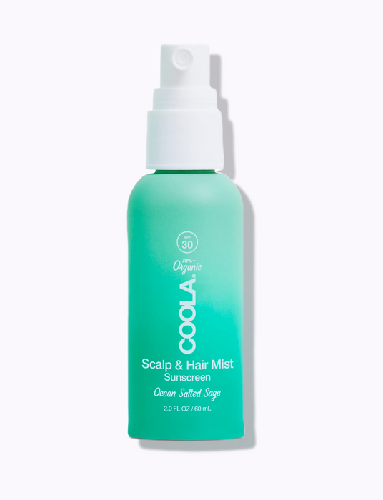 COOLA Scalp & Hair Mist Sunscreen Ocean Salted Sage SPF 30
