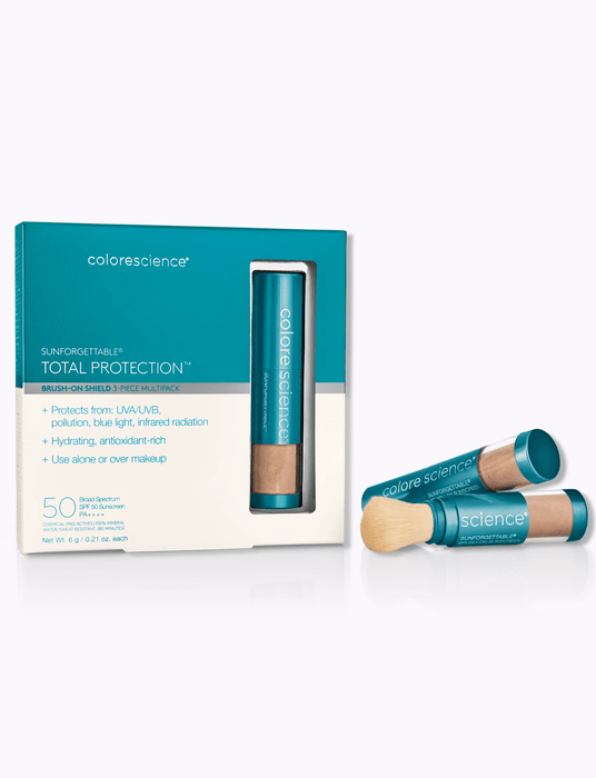 Colorescience Sunforgettable Total Protection Brush - On Shield SPF 50 Multipack - DermStreet