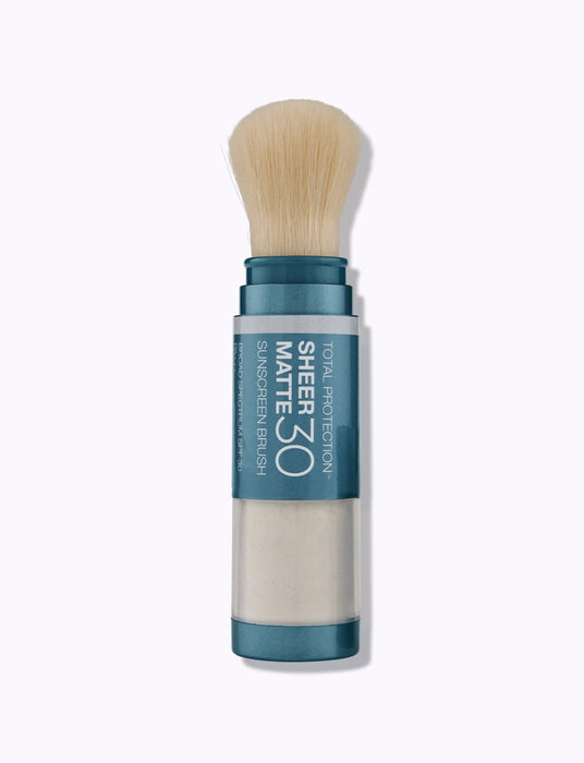 Colorescience Sunforgettable Total Protection Sheer Matte SPF 30 Sunscreen Brush - DermStreet