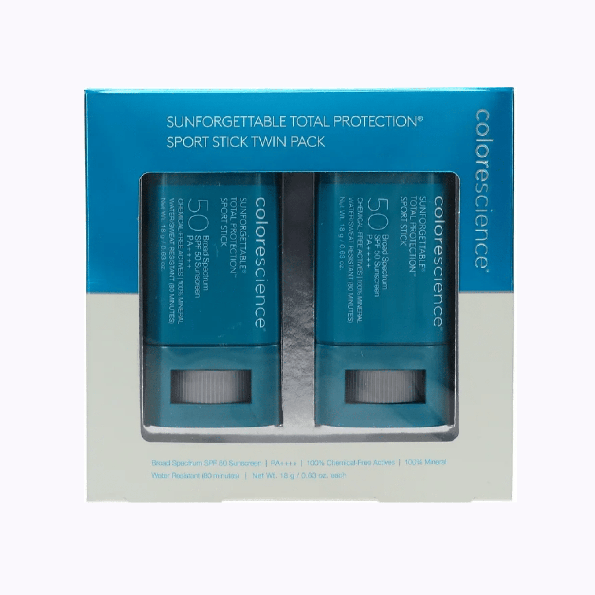 Colorescience Total Protection Sport Stick SPF 50 Twin Pack - DermStreet