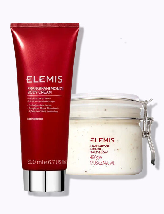 ELEMIS Frangipani Monoi Body Glow & Cream Set - DermStreet