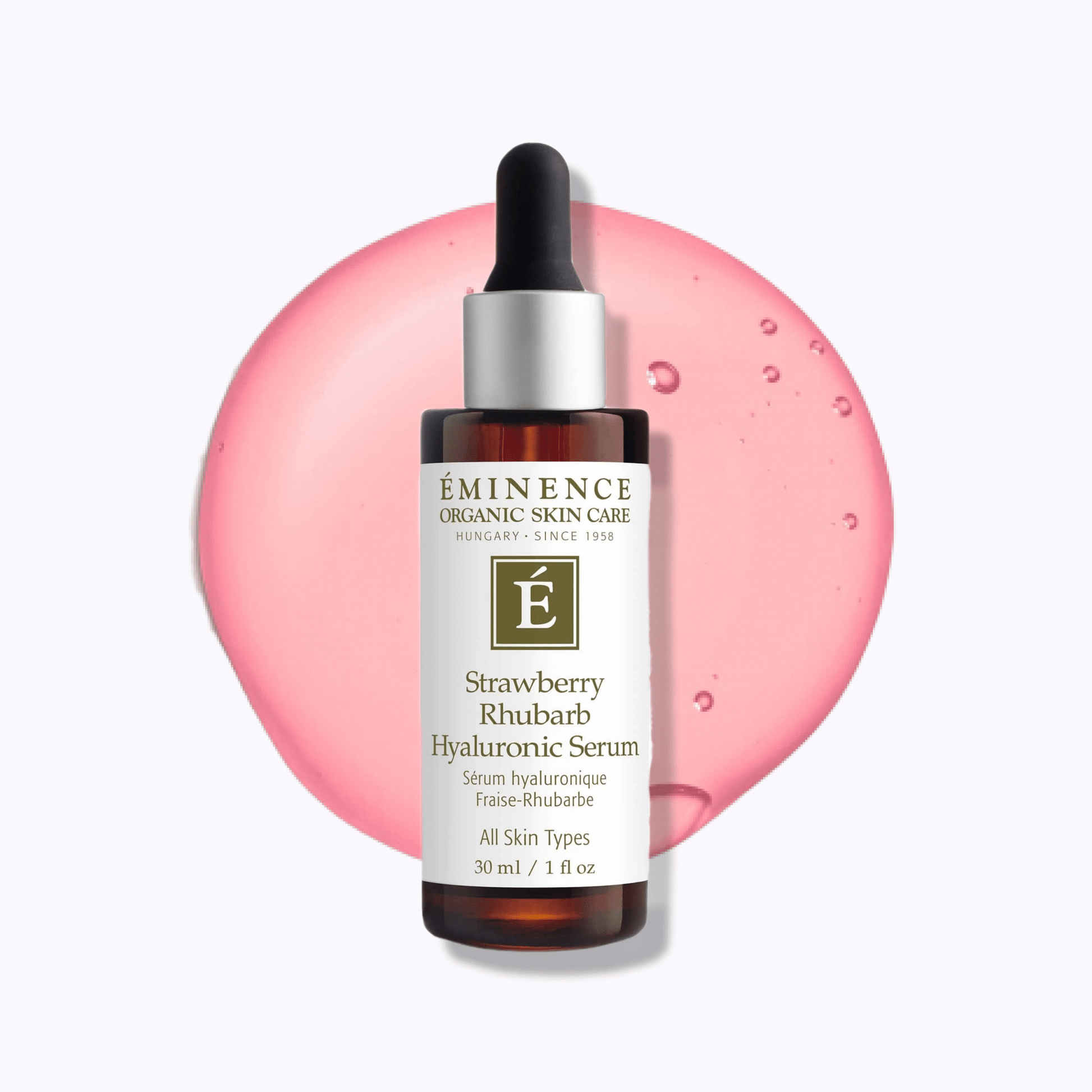 Eminence Organic Skin Care Strawberry Rhubarb Hyaluronic Serum - DermStreet