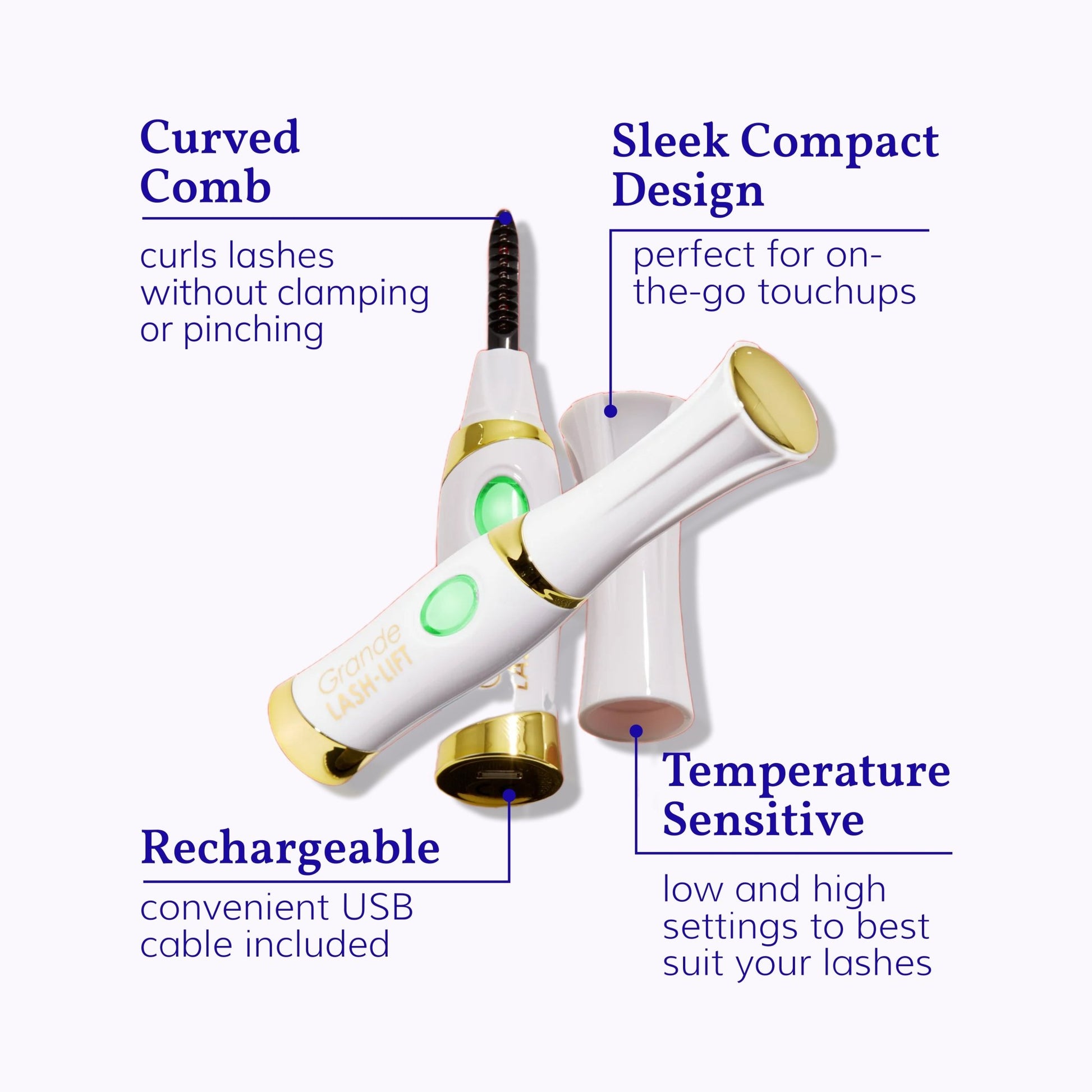 Grande Cosmetics - GrandeLASH - LIFT Heated Lash Curler - DermStreet