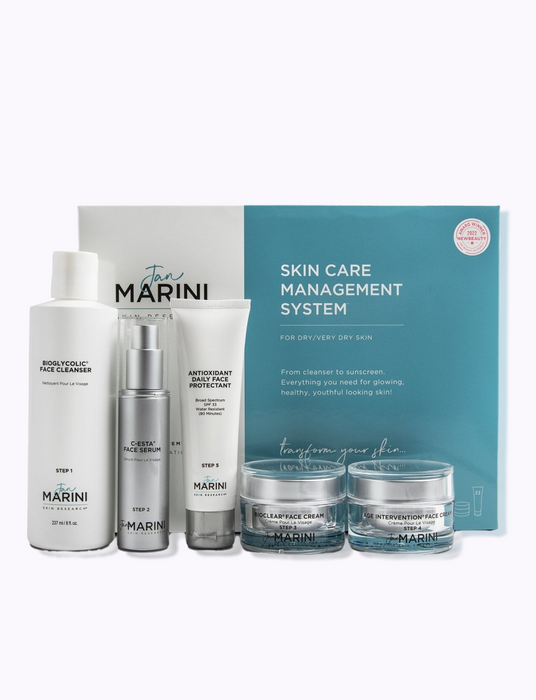 Jan Marini Skin Care Management System - Dry/Very Dry w/ Daily Physical Protectant SPF 33