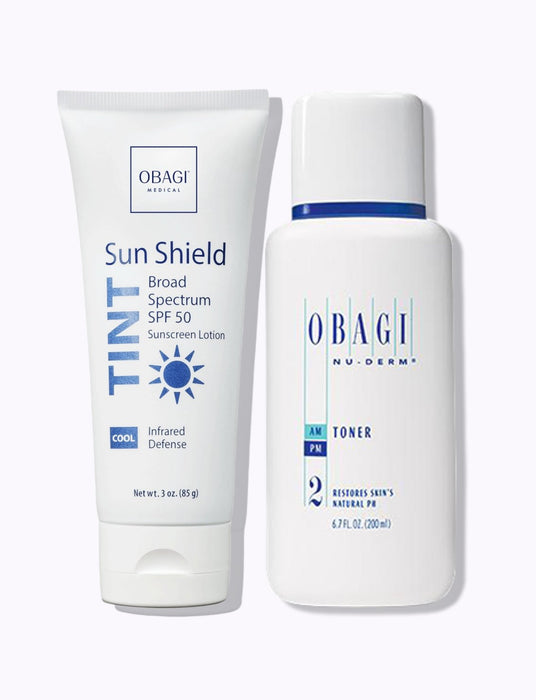 Obagi Nu - Derm Toner & Sun Shield Cool Set - DermStreet