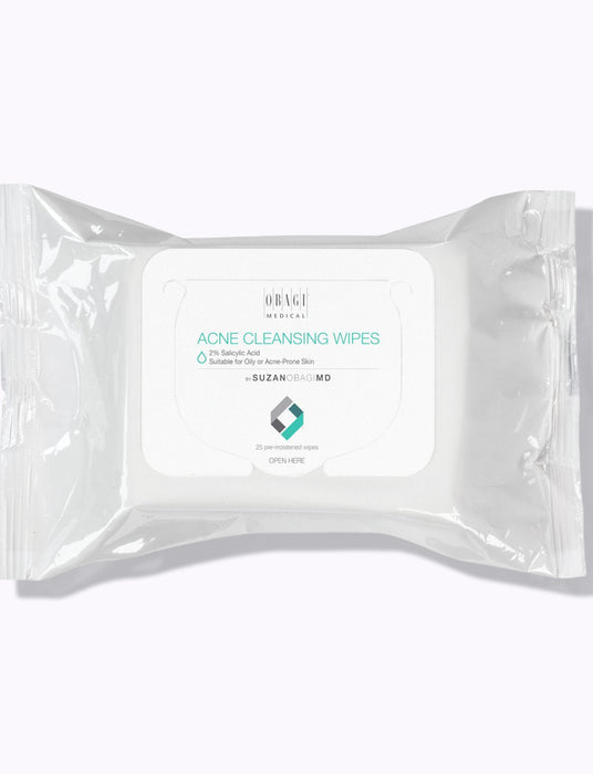 SUZANOBAGIMD™ On the Go Cleansing Wipes for Oily or Acne Prone Skin (25 count)