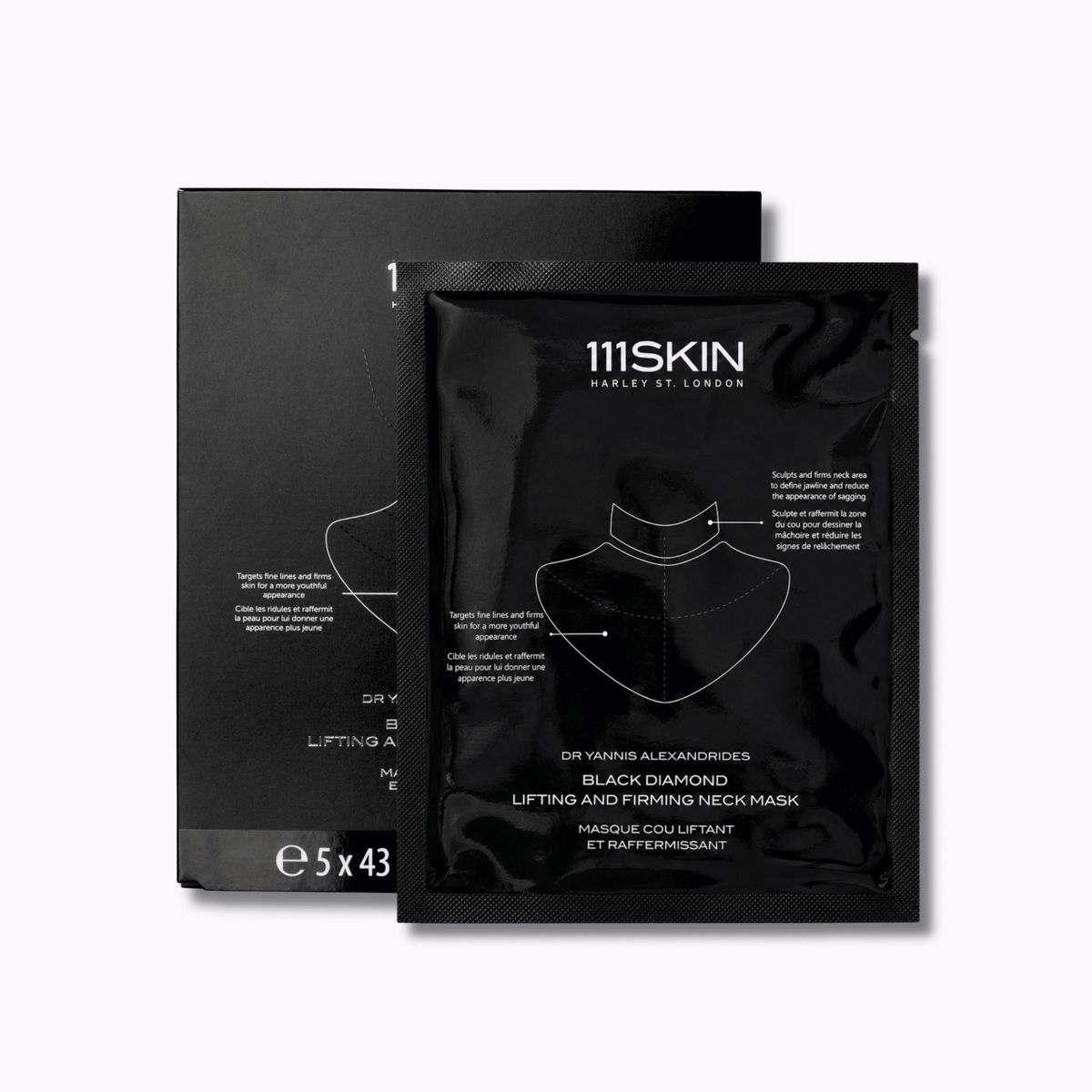 111SKIN Black Diamond Lifting & Firming Neck Mask - DermStreet