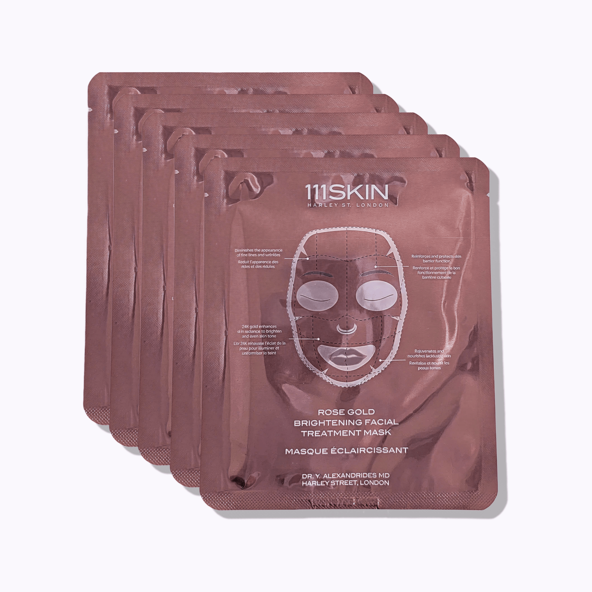 111SKIN Rose Gold Brightening Facial Treatment Mask - DermStreet