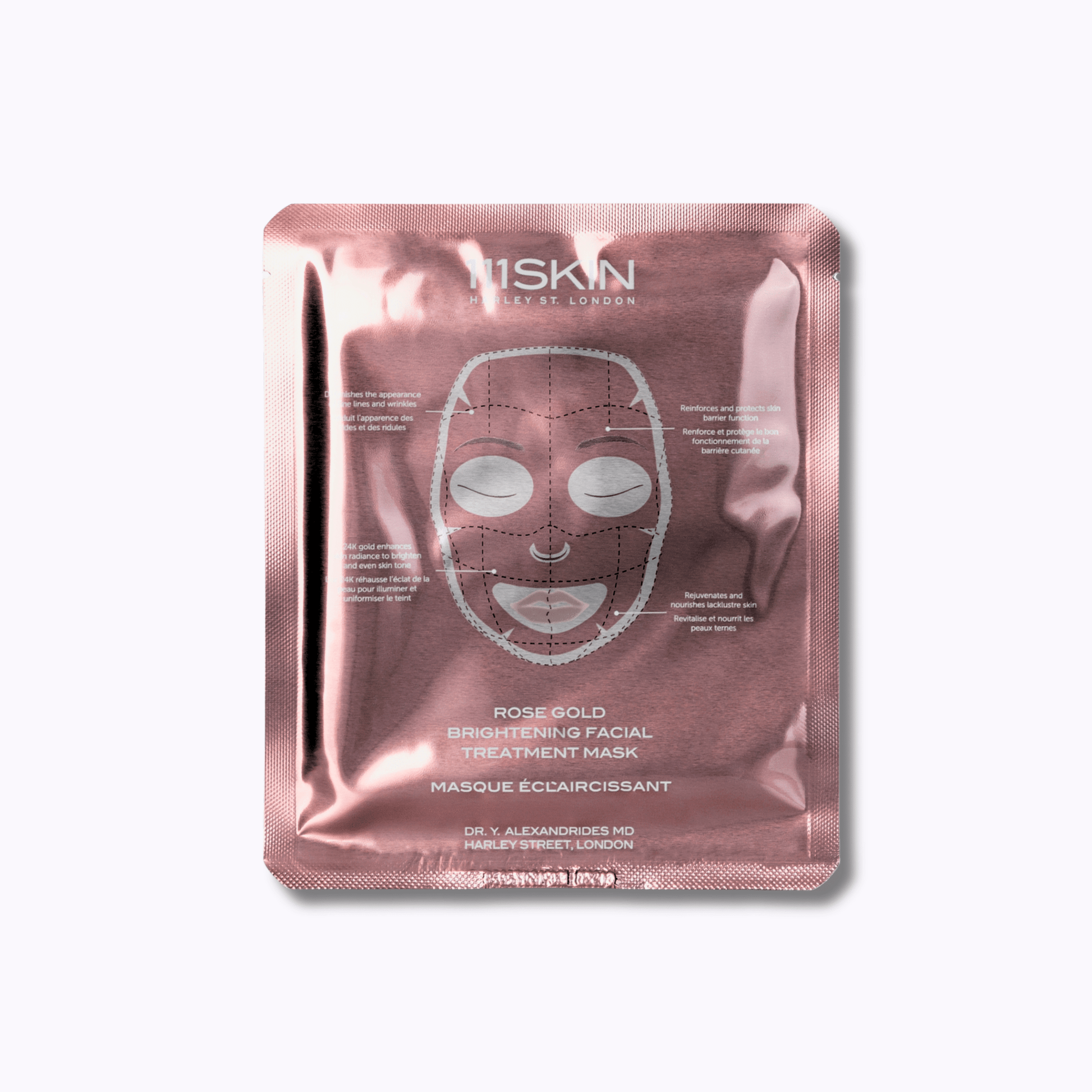 111SKIN Rose Gold Brightening Facial Treatment Mask - DermStreet