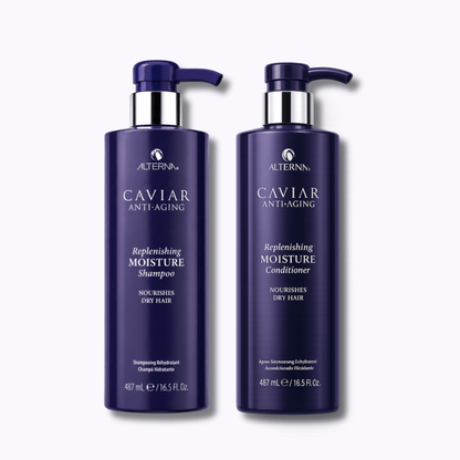 Alterna Caviar Anti-Aging Replenishing Moisture Shampoo & Conditioner Set - DermStreet