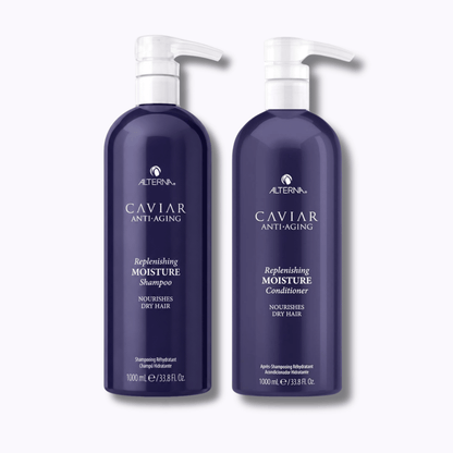 Alterna Caviar Anti-Aging Replenishing Moisture Shampoo & Conditioner Set - DermStreet