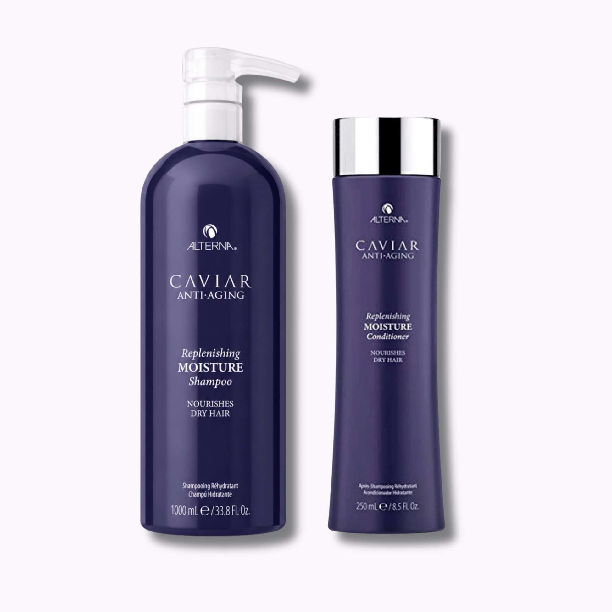 Alterna Caviar Anti-Aging Replenishing Moisture Shampoo & Conditioner Set - DermStreet