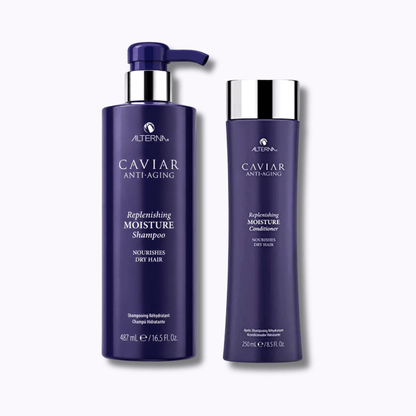 Alterna Caviar Anti-Aging Replenishing Moisture Shampoo & Conditioner Set - DermStreet