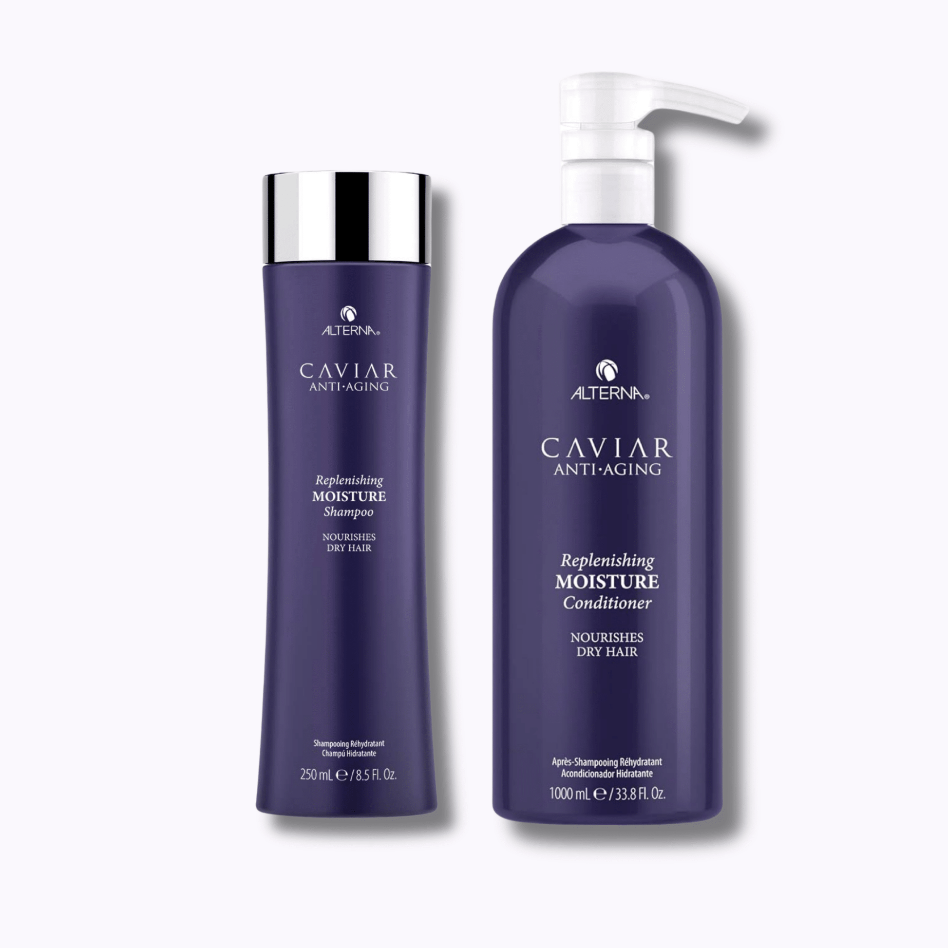 Alterna Caviar Anti-Aging Replenishing Moisture Shampoo & Conditioner Set - DermStreet