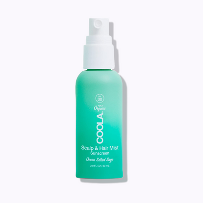 COOLA Scalp & Hair Mist Sunscreen Ocean Salted Sage SPF 30