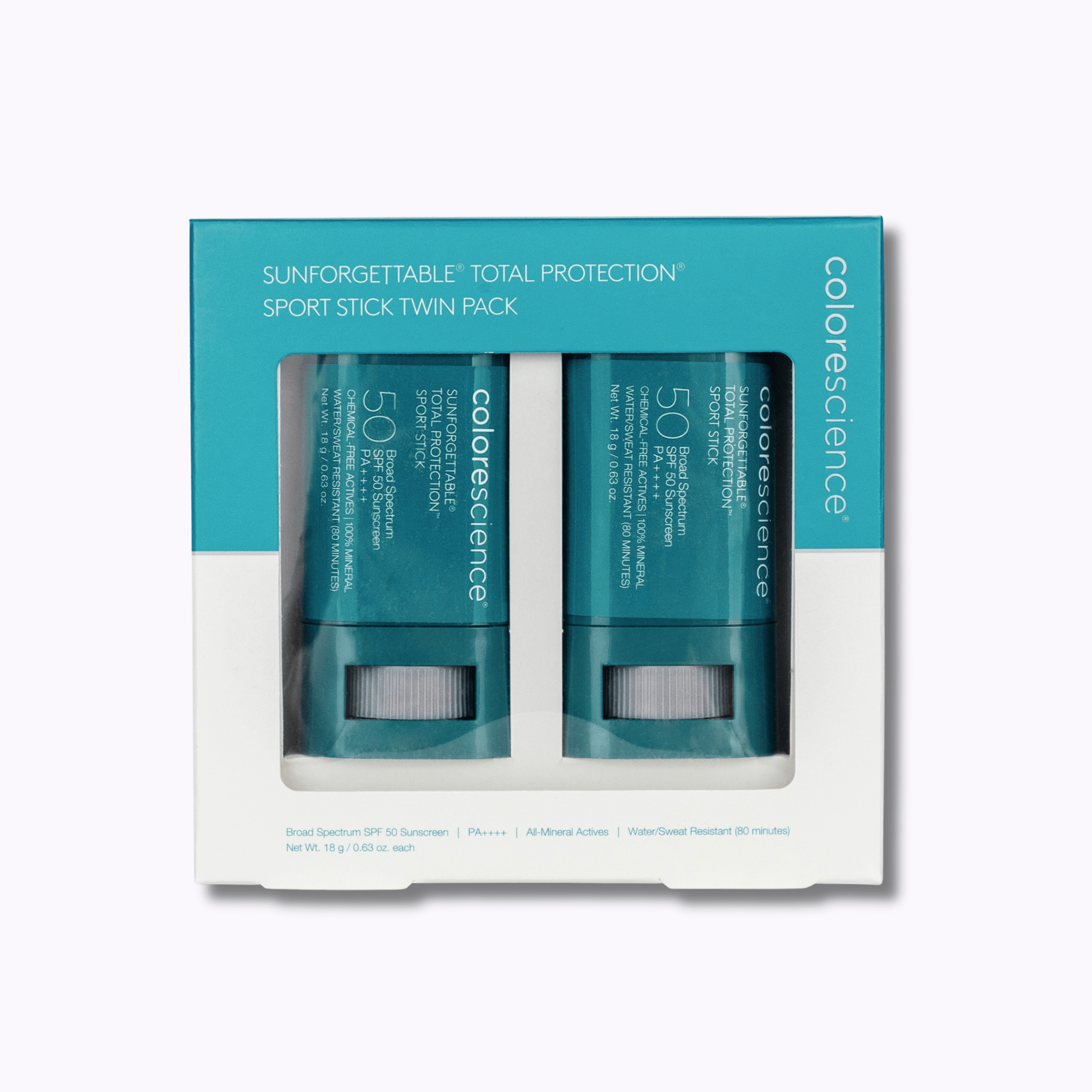 Colorescience Total Protection Sport Stick SPF 50 Twin Pack - DermStreet