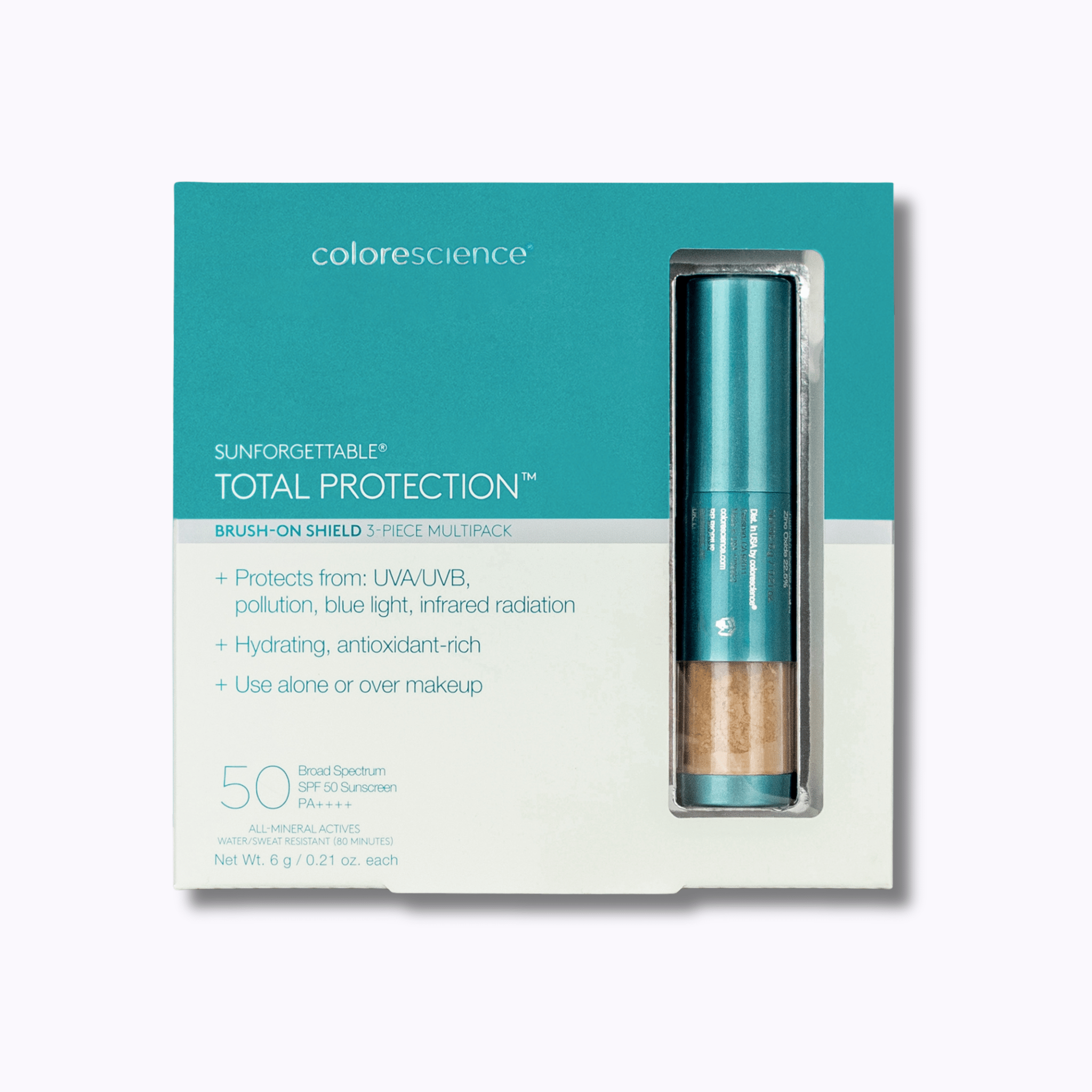 Colorescience Sunforgettable Total Protection Brush-On Shield SPF 50 Multipack - DermStreet
