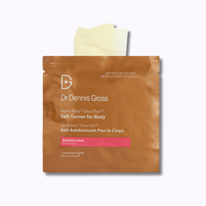 Dr. Dennis Gross Skincare Alpha Beta Glow Pad Self-Tanner for Body - DermStreet