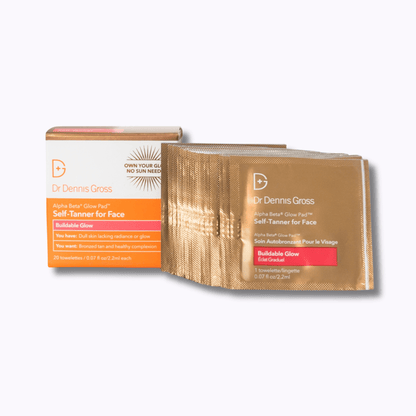 Dr. Dennis Gross Skincare Alpha Beta Glow Pad Self-Tanner for Face - DermStreet