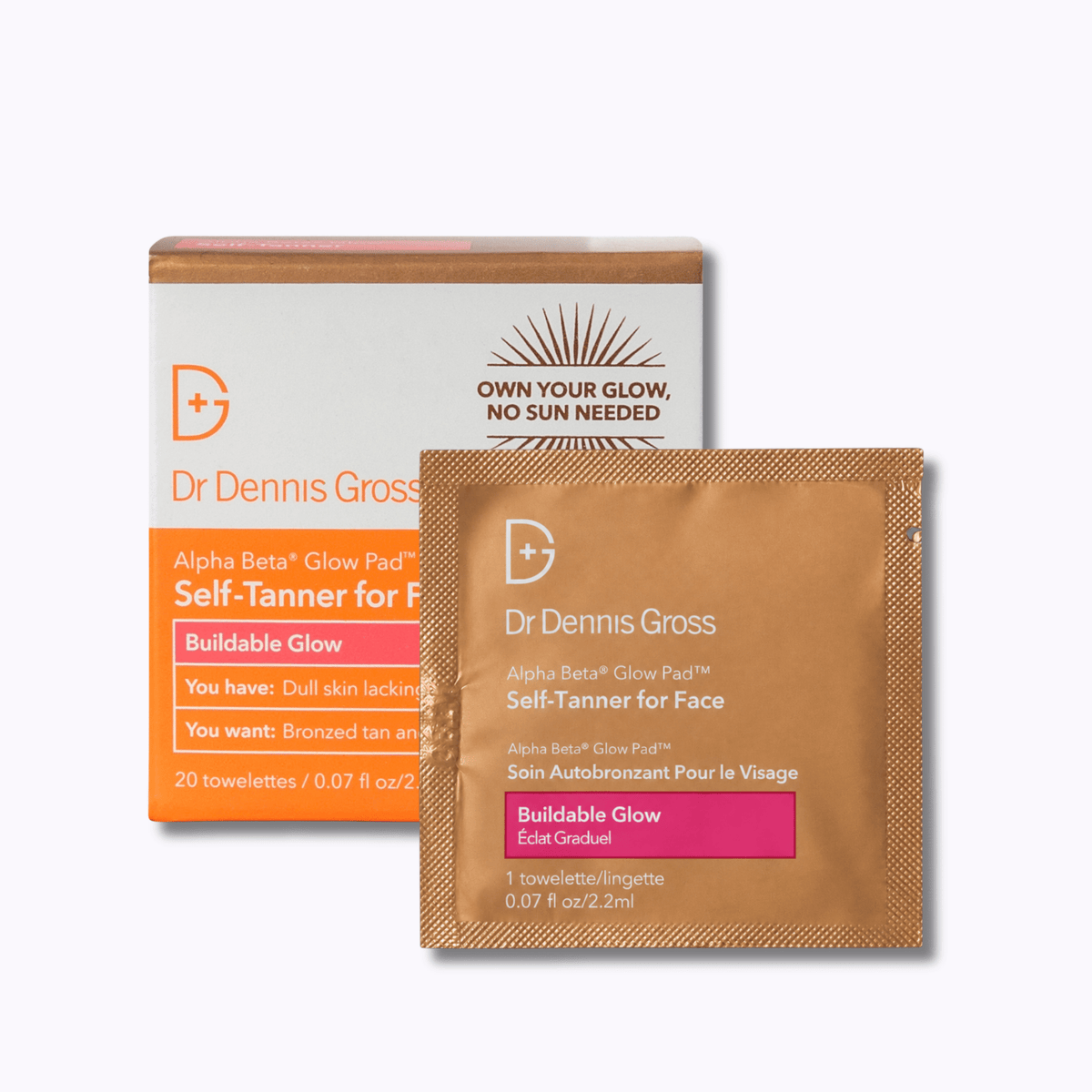 Dr. Dennis Gross Skincare Alpha Beta Glow Pad Self-Tanner for Face - DermStreet