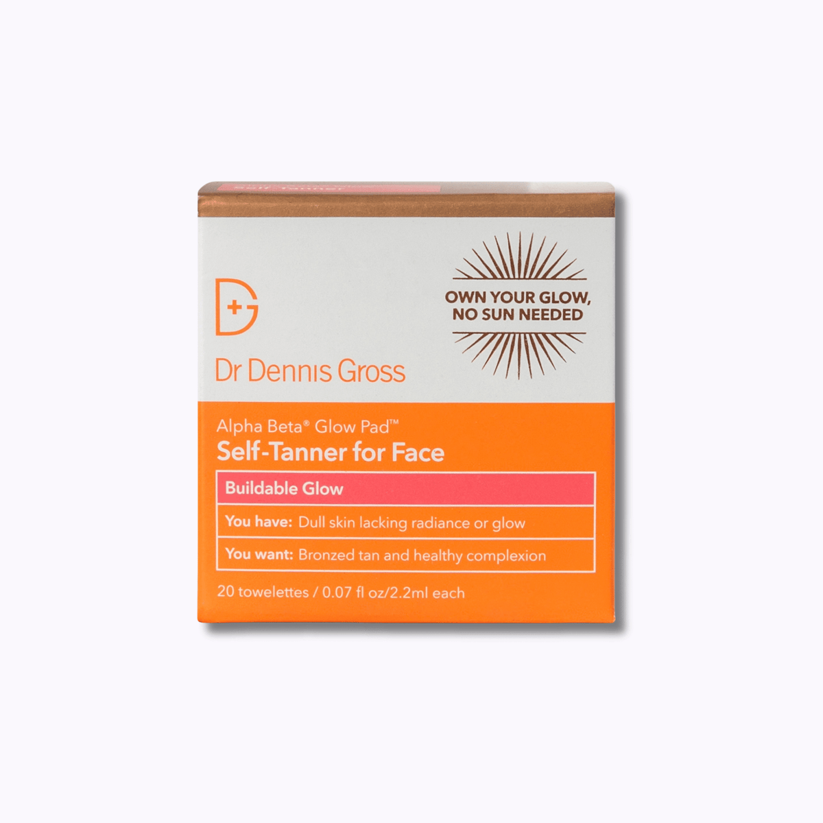 Dr. Dennis Gross Skincare Alpha Beta Glow Pad Self-Tanner for Face - DermStreet