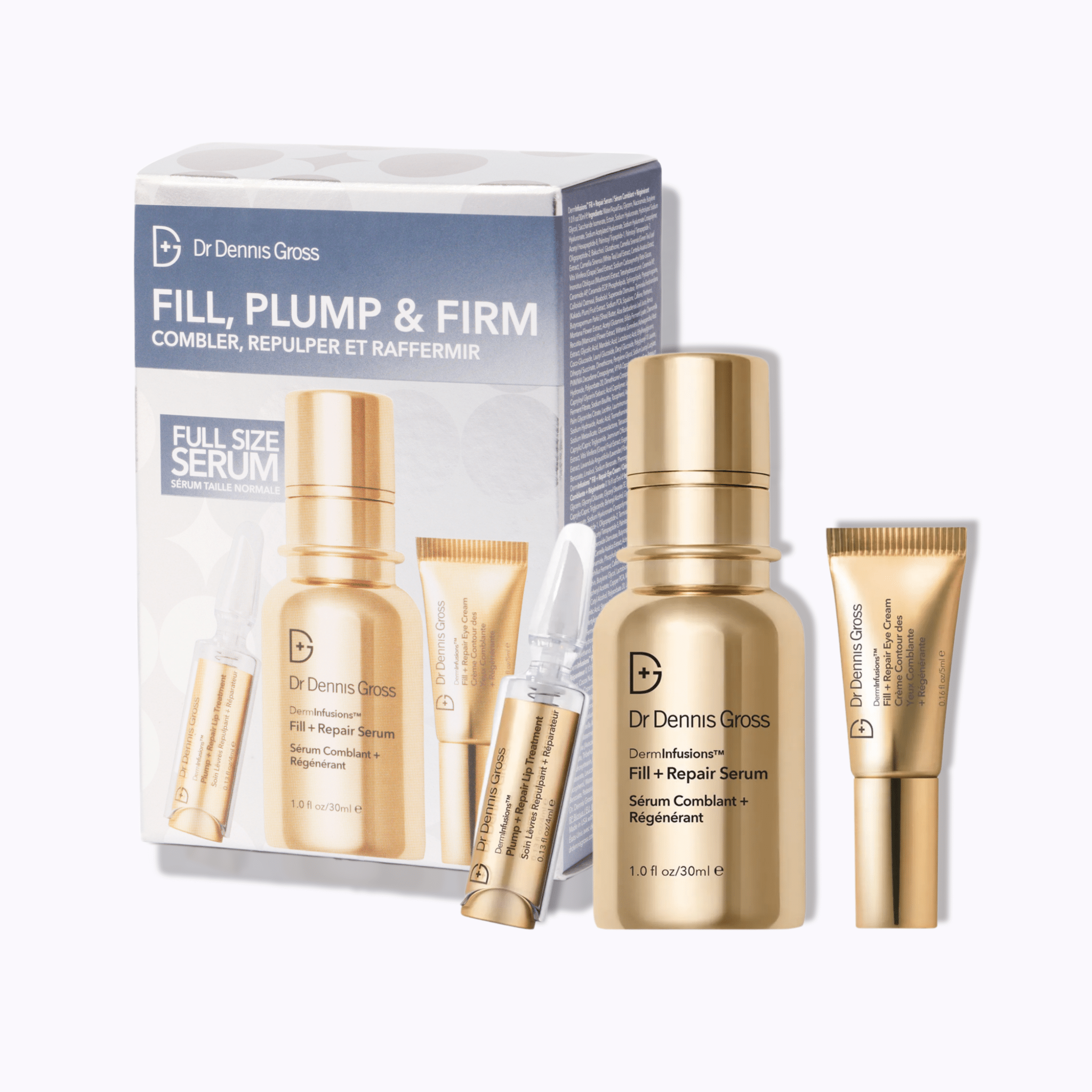 Dr. Dennis Gross Skincare Fill, Plump, & Firm DermInfusions Gift Set - DermStreet