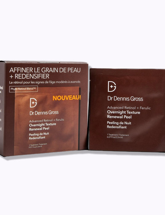 Dr. Dennis Gross Skincare Advanced Retinol + Ferulic Overnight Texture Renewal Peel - DermStreet