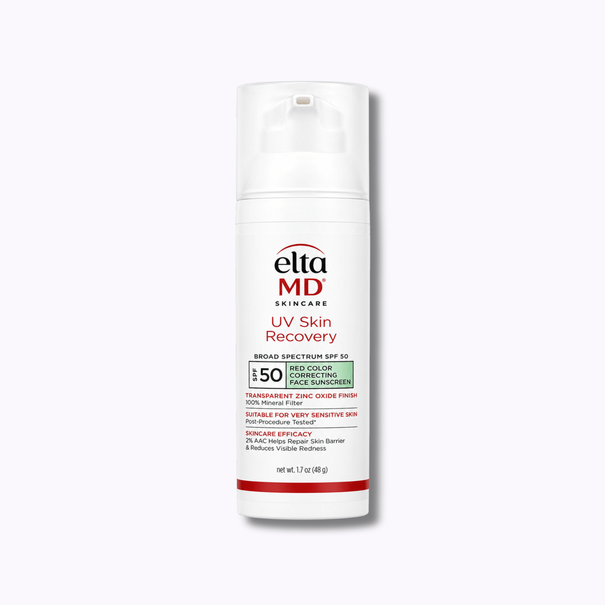 EltaMD UV Skin Recovery Red Color Correcting Green Tint Broad Spectrum SPF 50 - DermStreet
