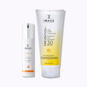 IMAGE Skincare Vital C Serum & Daily Matte Moisturizer SPF 30