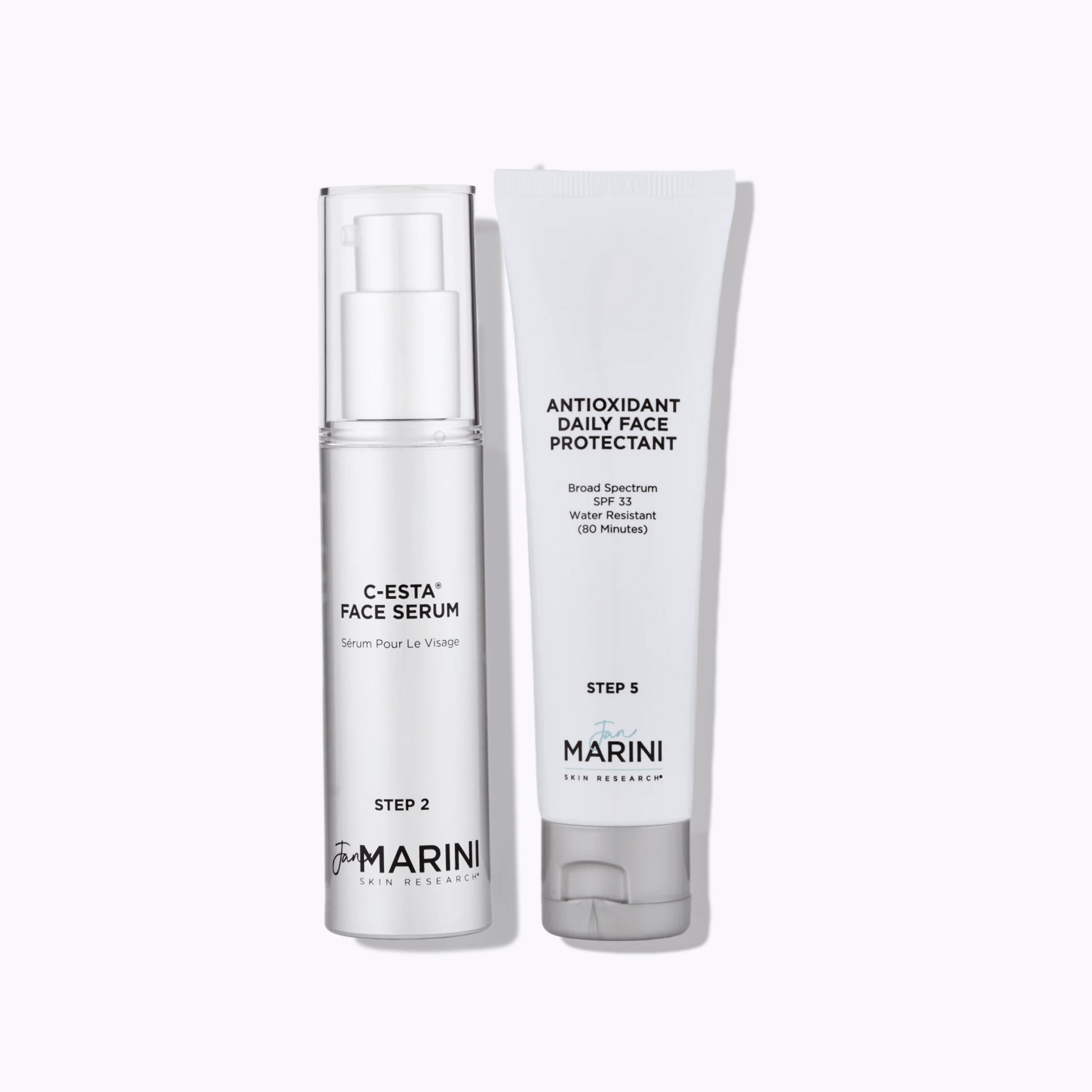Jan Marini Rejuvenate & Protect Antioxidant Daily Face Protectant & C - Esta Serum - DermStreet