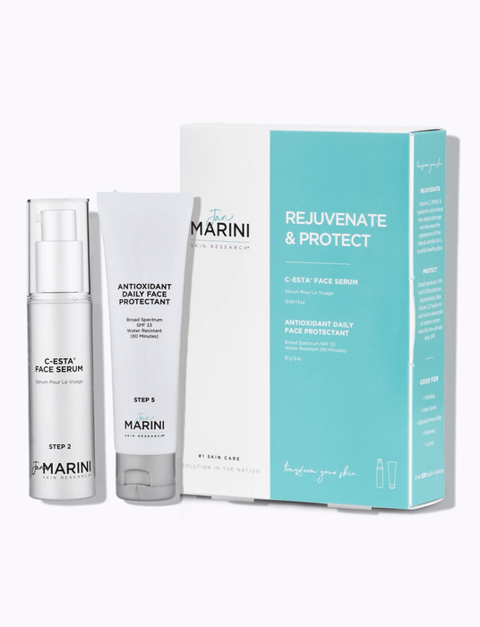 Jan Marini Rejuvenate & Protect Antioxidant Daily Face Protectant & C - Esta Serum - DermStreet