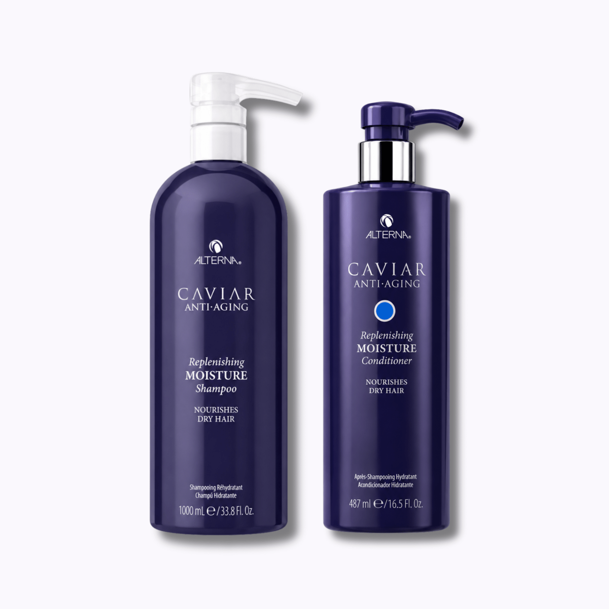 Alterna Caviar Anti-Aging Replenishing Moisture Shampoo & Conditioner Set - DermStreet