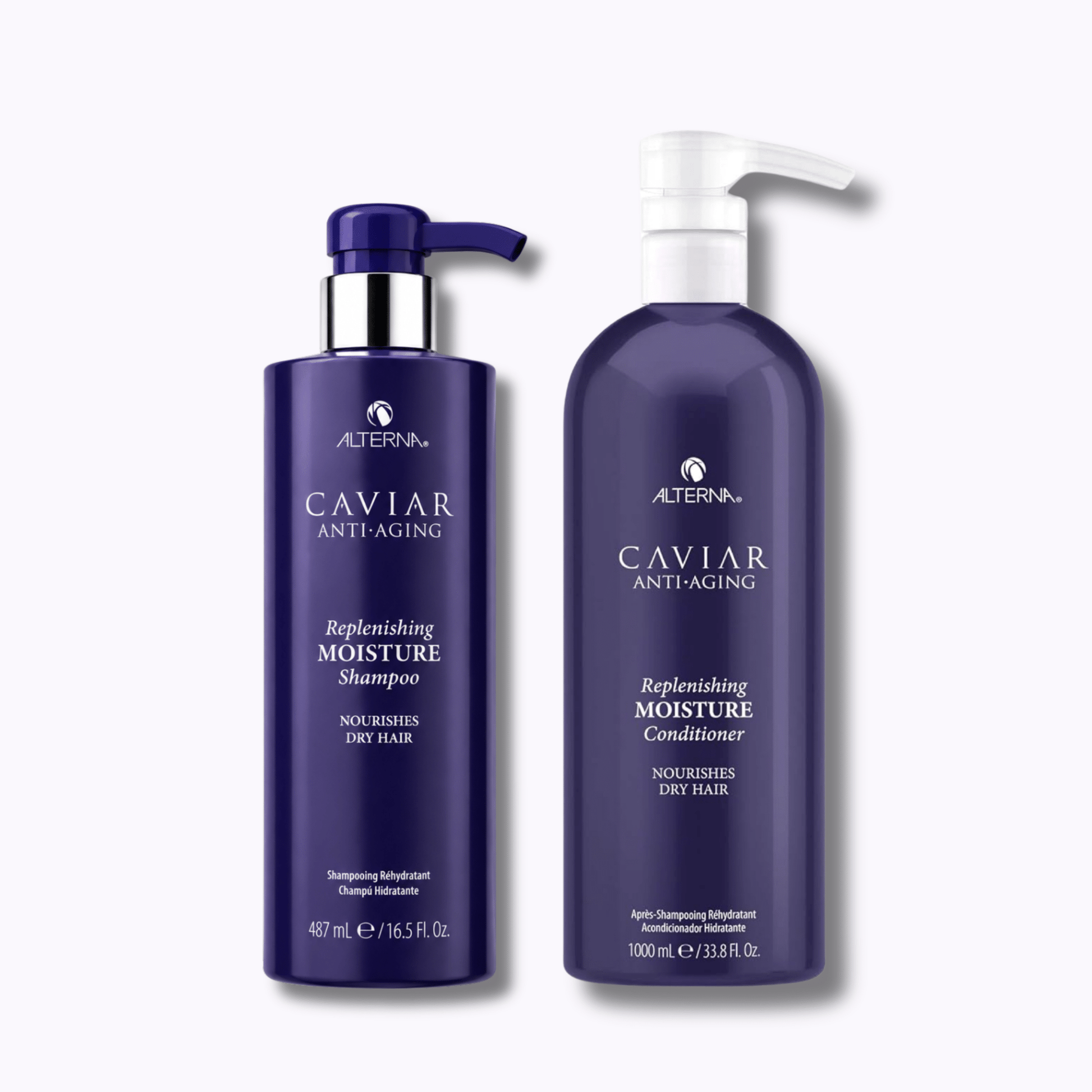 Alterna Caviar Anti-Aging Replenishing Moisture Shampoo & Conditioner Set - DermStreet