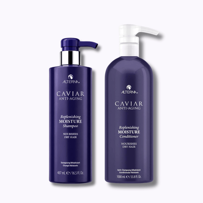 Alterna Caviar Anti-Aging Replenishing Moisture Shampoo & Conditioner Set - DermStreet