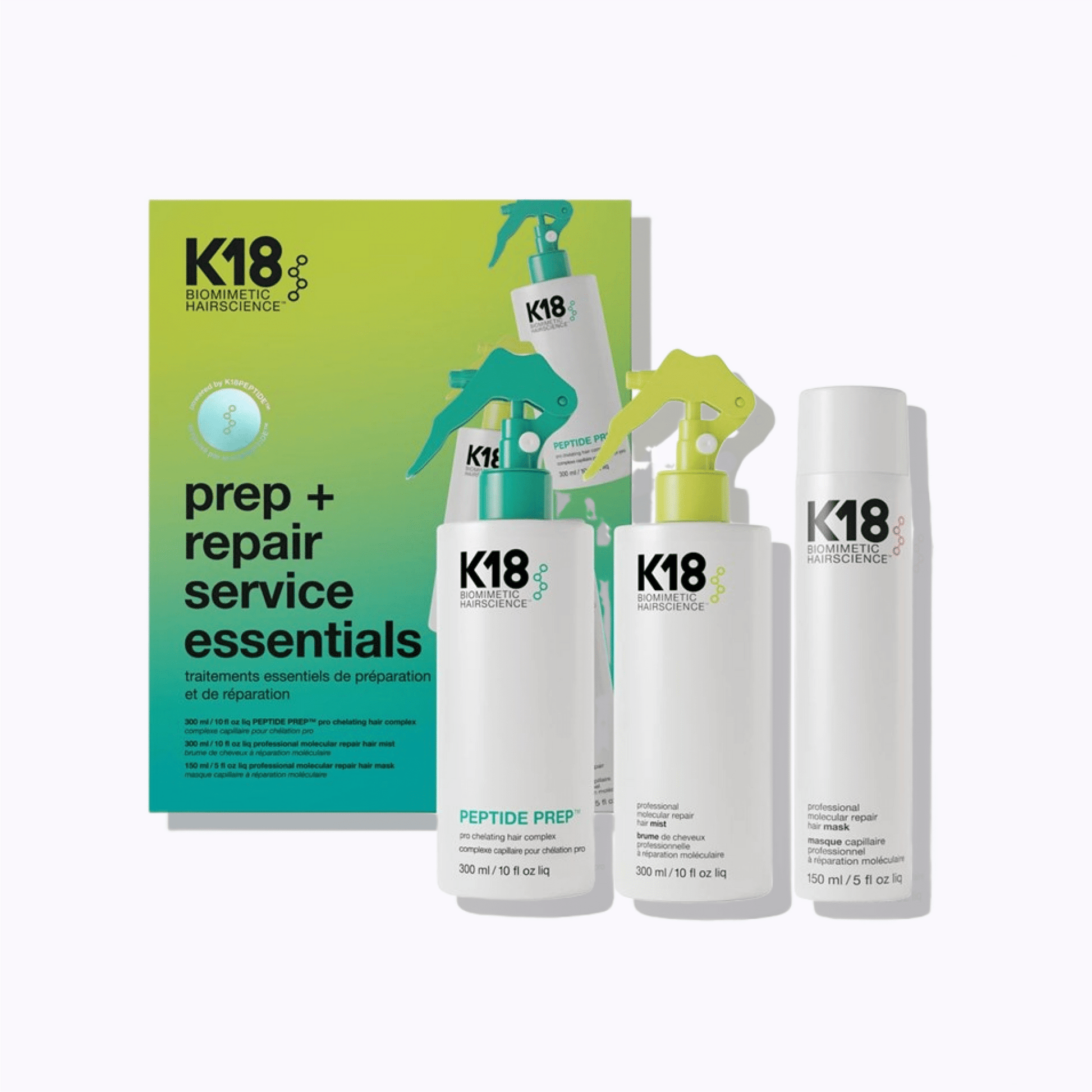 K18 Prep + Repair Service Essentials Set – DermStreet K18 Prep + Repair Service Essentials Set – DermStreet