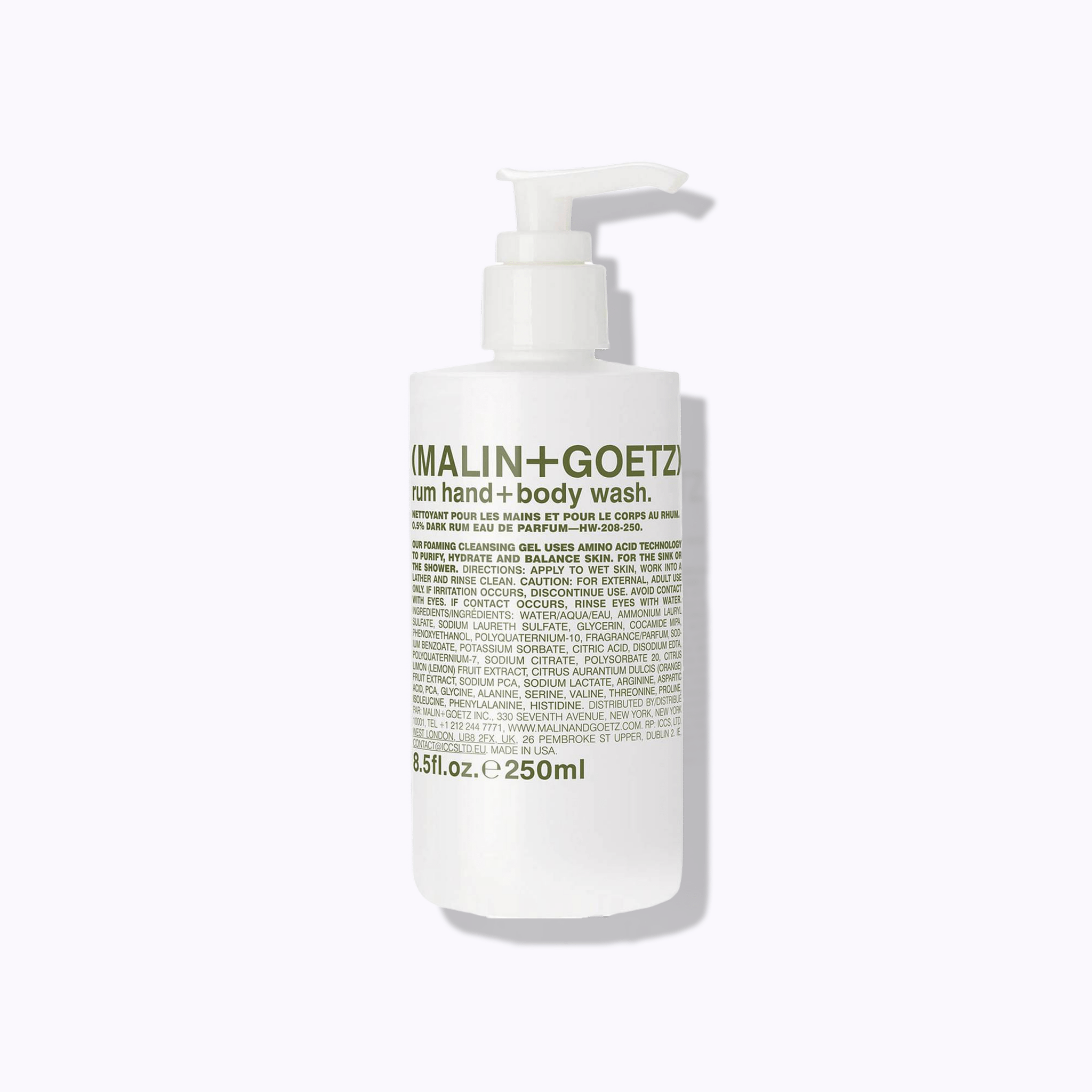 MALIN+GOETZ Rum Hand+Body Wash - DermStreet