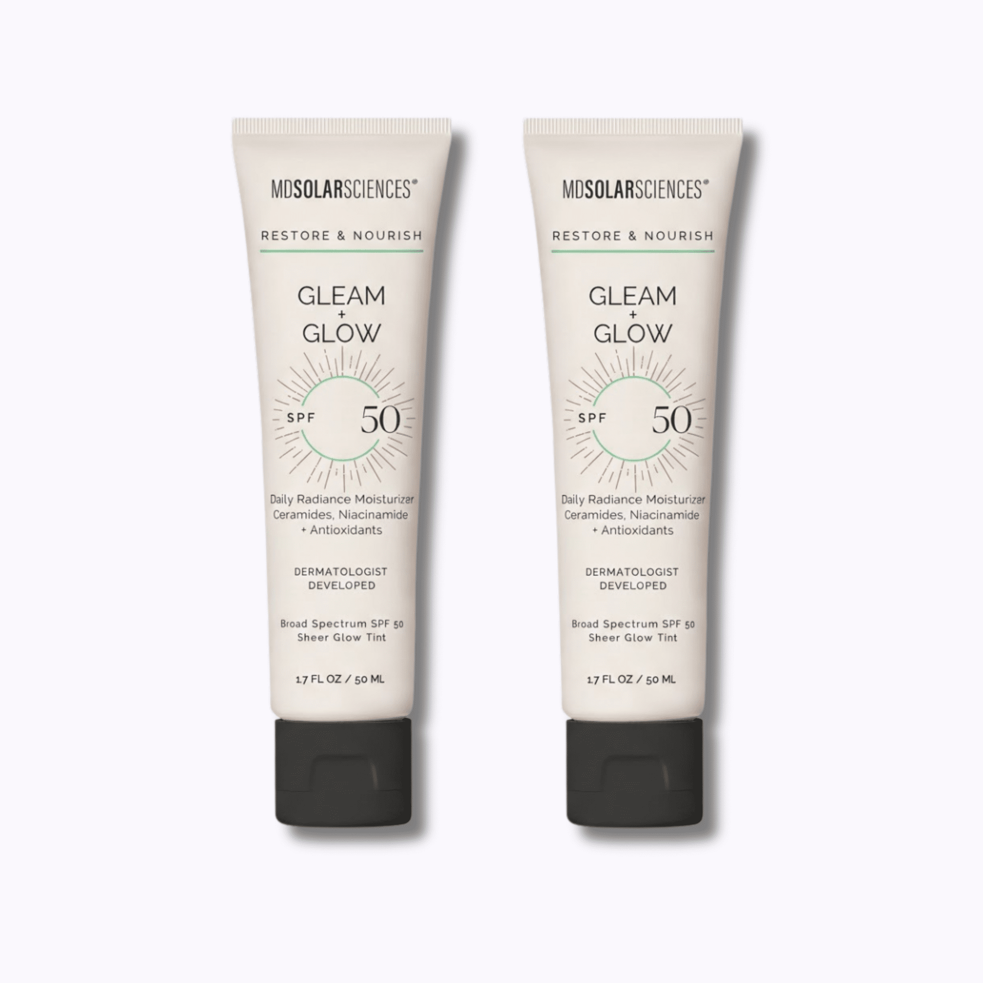 MDSolarSciences Gleam + Glow SPF 50 - DermStreet