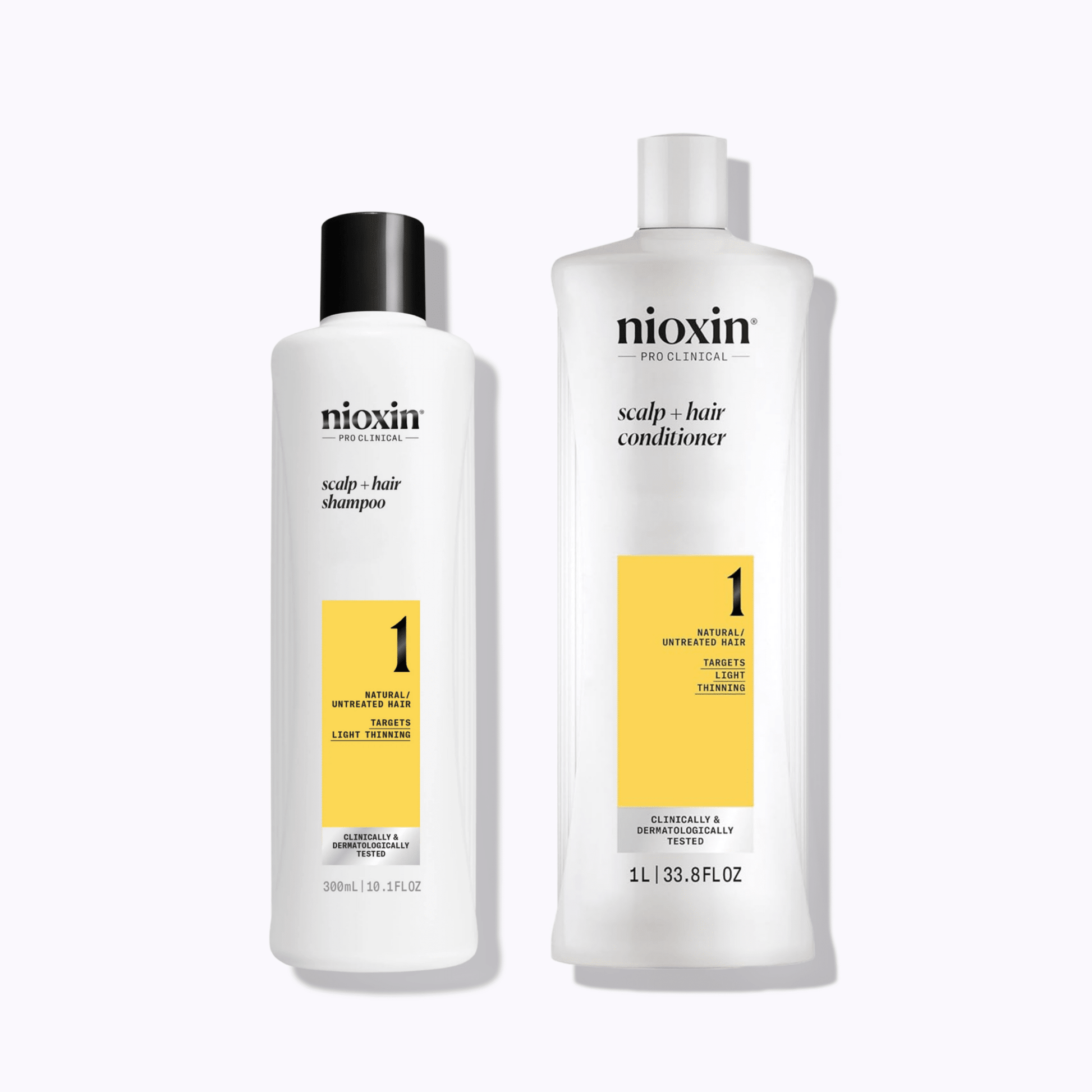 Nioxin System 1 Scalp + Hair Shampoo & Conditioner - DermStreet