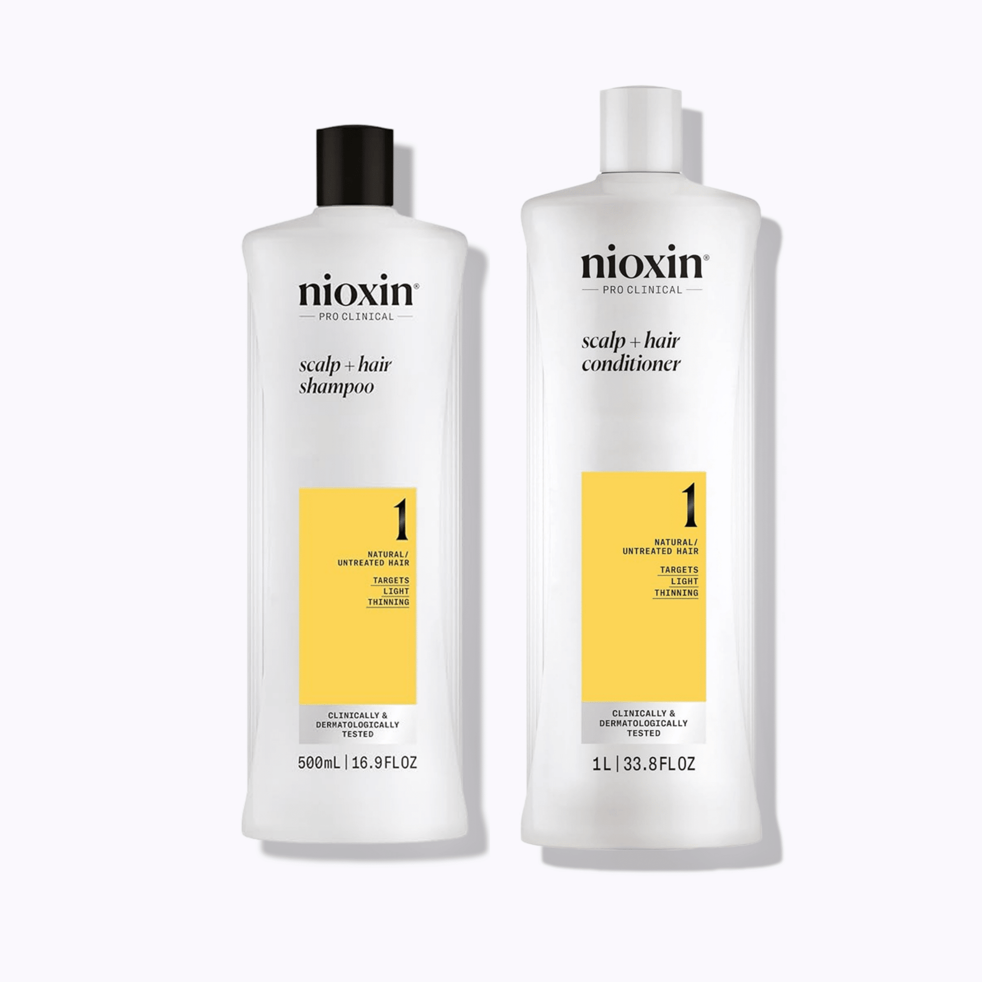 Nioxin System 1 Scalp + Hair Shampoo & Conditioner - DermStreet