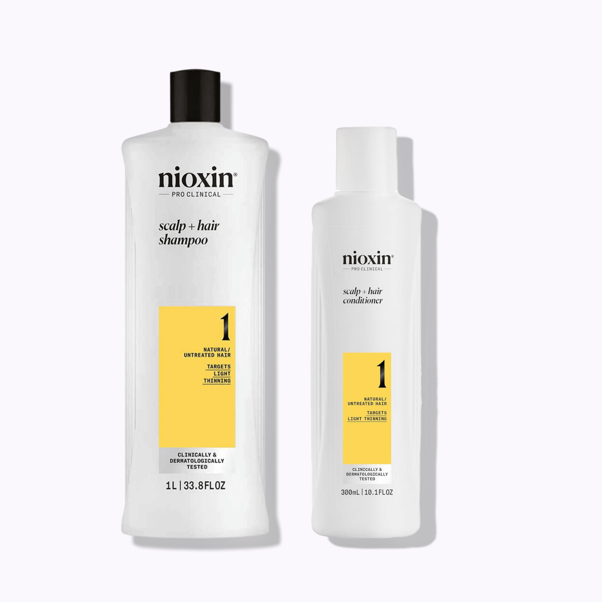 Nioxin System 1 Scalp + Hair Shampoo & Conditioner - DermStreet