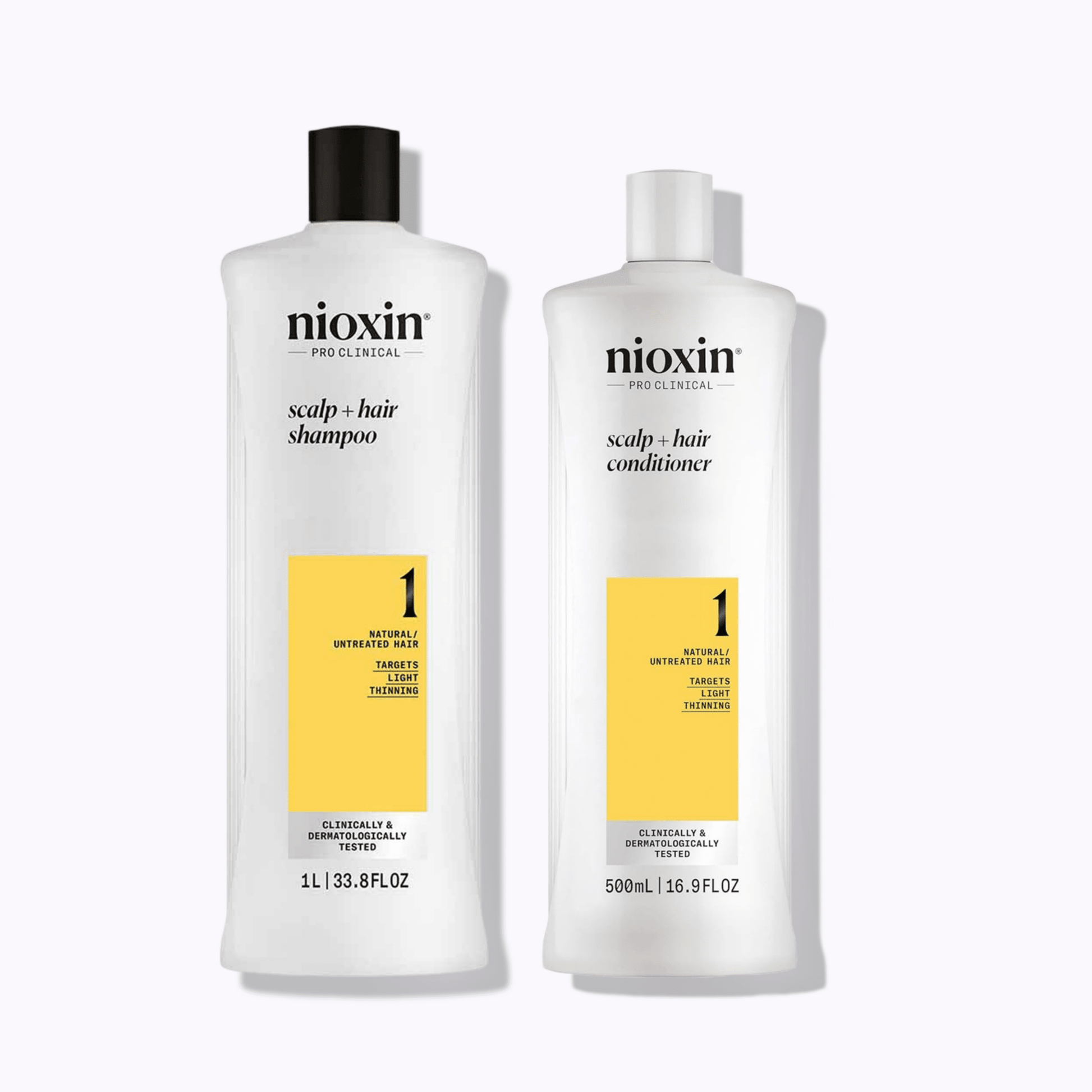 Nioxin System 1 Scalp + Hair Shampoo & Conditioner - DermStreet