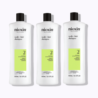 Nioxin System 2 Scalp + Hair Shampoo - DermStreet