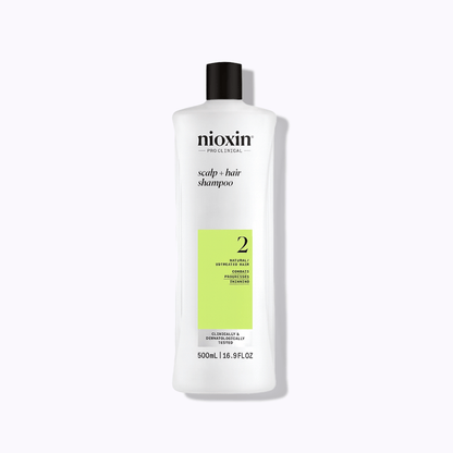 Nioxin System 2 Scalp + Hair Shampoo - DermStreet