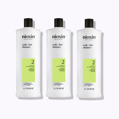 Nioxin System 2 Scalp + Hair Shampoo - DermStreet
