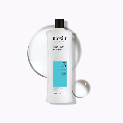 Nioxin System 3 Scalp + Hair Shampoo - DermStreet