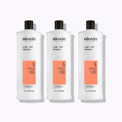 Nioxin System 4 Scalp + Hair Shampoo - DermStreet