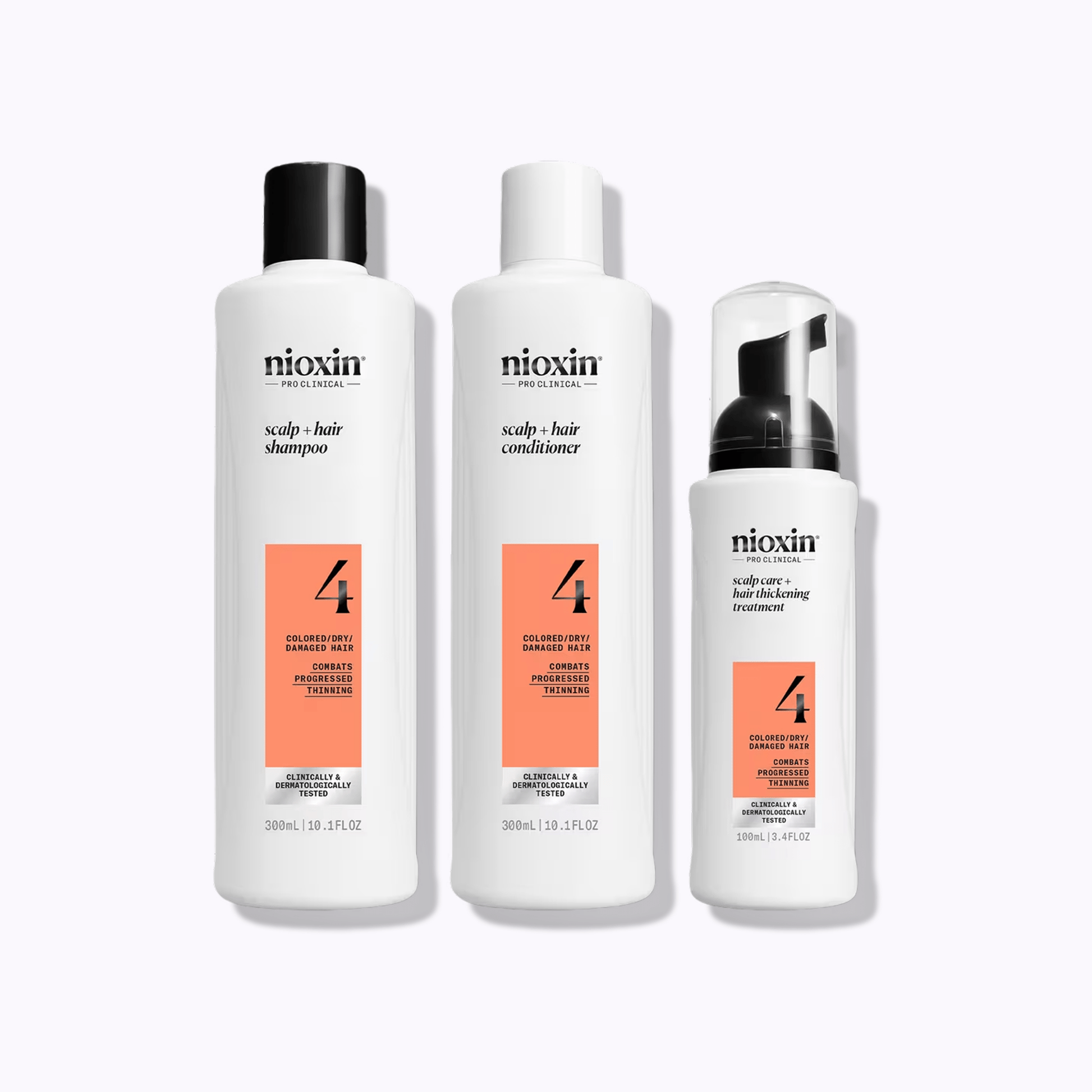 Nioxin System 4 Kit for Colored Hair with Progressed Thinning - DermStreet